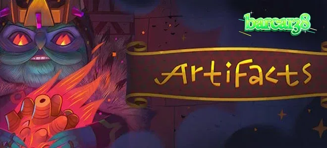 Tampilan visual permainan slot Artifacts dengan tema petualangan kuno